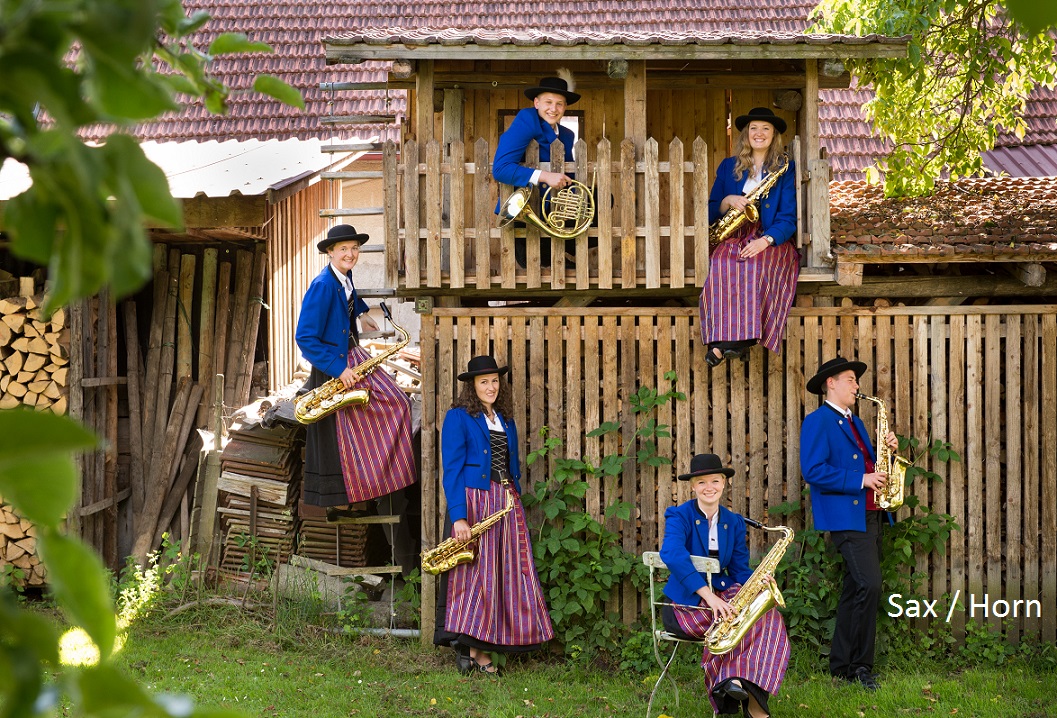Gruppen-, Register-fotos Musikkapelle Obereisenbach, Trippels Urlaubsfotos