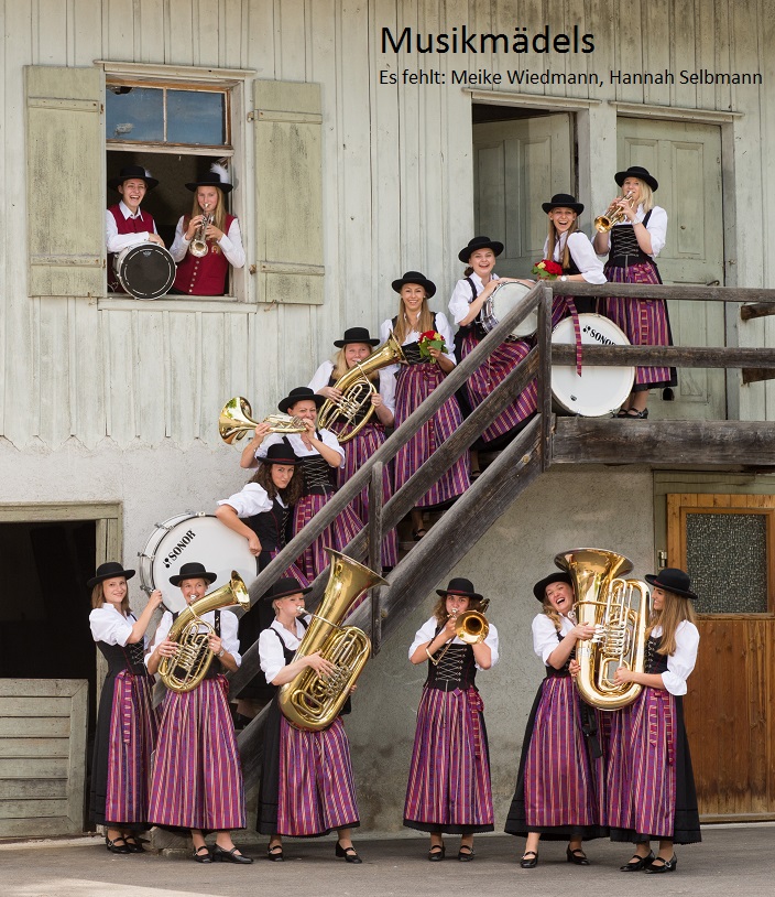 Gruppen-, Register-fotos Musikkapelle Obereisenbach, Trippels Urlaubsfotos